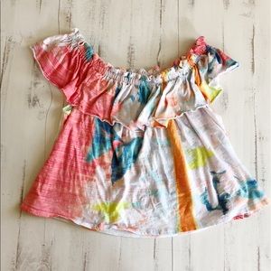 Anthropologie Off The Shoulder Top